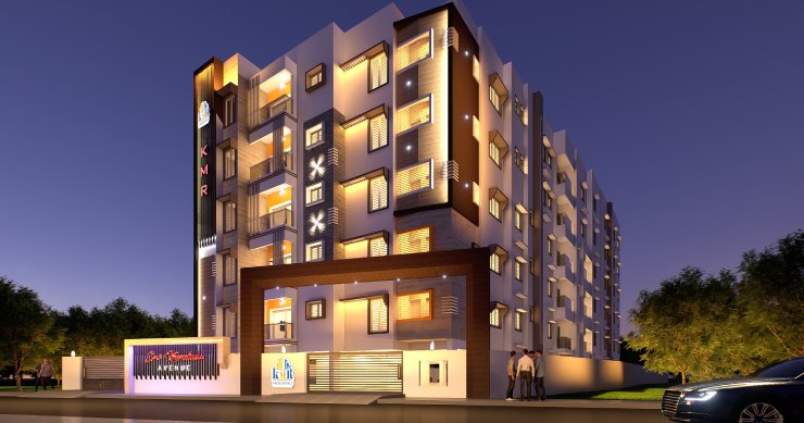 Modern flats for sale in Chennai developed by KMR Housing